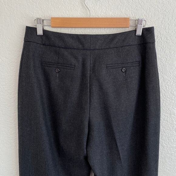 Pendleton 100% Virgin Wool Straight Leg Trouser Pant Gray Lined Womens 8 Classic - Picture 4 of 8